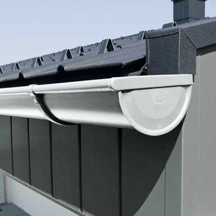 Kompletný odkvapový systém PREFA polkruhový, hliníkový