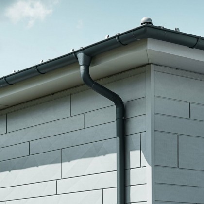 Kompletný odkvapový systém PREFA polkruhový, hliníkový